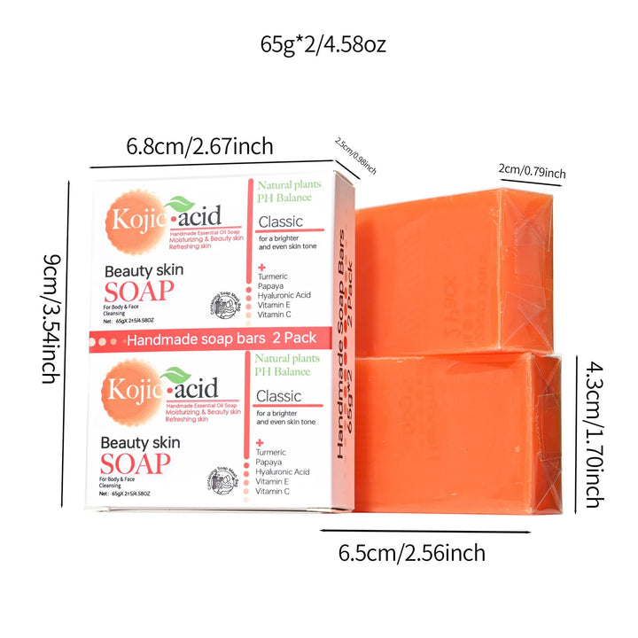 100G Kojic Acid Soap 3 Colors Option Glutathione Skin Lightening Soap Hand Made Bleaching Soap Brightening Face - Nook Nest Online Store