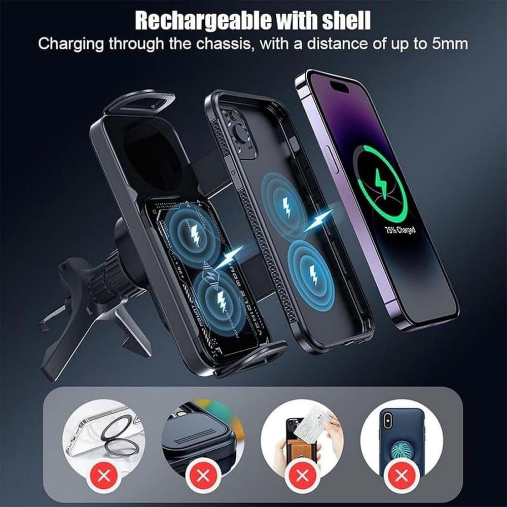 
                  
                    2 PCS 2024 High Intelligent Mobile Phone/Pad Holder, High Intelligent Holder, Magnetic Phone Holder for Car, Rotatable Car Phone Holder, Wireless Car Charger Fast Charging Phone Holder - Nook Nest Online Store
                  
                