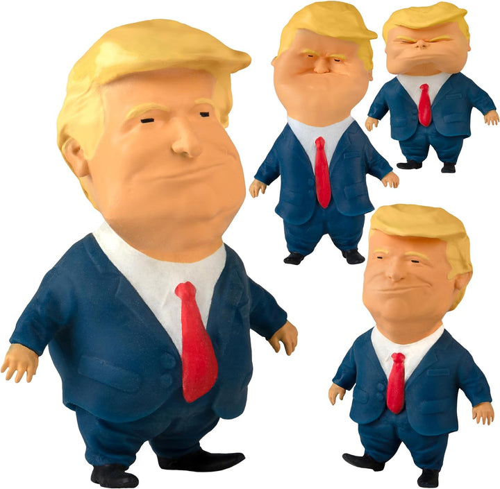 Special Edition Pose-Able Prez: Donald Trump - the Best Funny, Stretchy, Squishy Donald Trump Stress Splat Doll Ever! Stress Relieving Novelty President Collectible Sensory/Fidget Toy