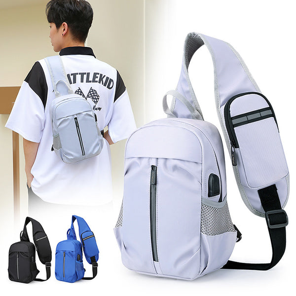 Men Chest Bag With Phone Wallet Design Crossbody Shouder Bags Sports Waterproof