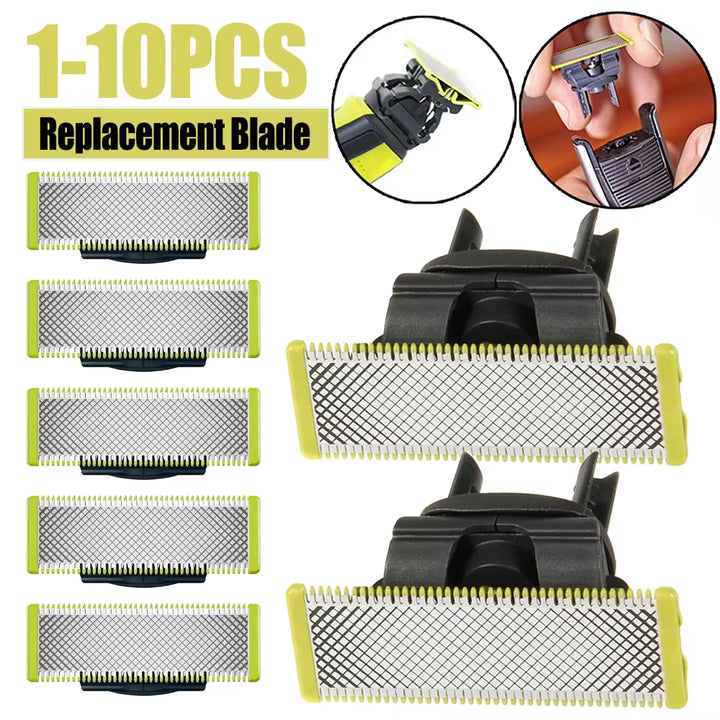 1-10Pcs for Philips One Blade QP2520 QP2523 QP2530 QP2620 QP2630 QP6510 QP6520 Hybrid Electric Beard Trimmer Replacement Blade ﻿