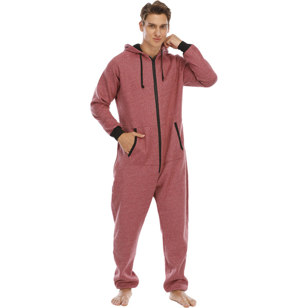 Men's Thick David's Fleece Jumpsuit