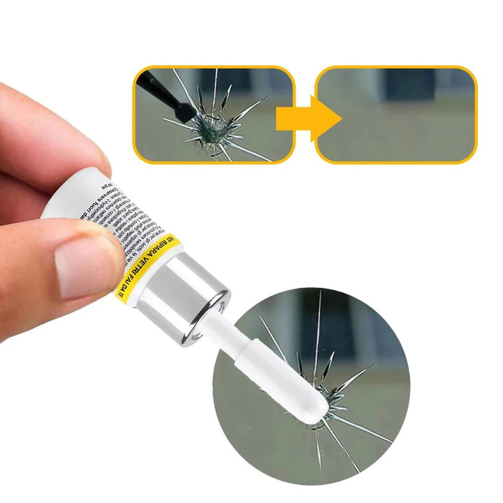 Automotive Glass Repair Fluid Kit Car Windshield Repair Kit Car Scratch Remover Car Windshield Chips Cracks Glass Repair Tool - Nook Nest Online Store