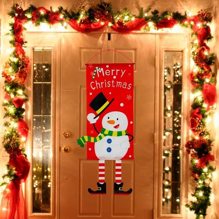 Christmas Hanging Flag Merry Christmas Decorations for Home 2021 Christmas Gifts Christmas Ornaments Navidad Xmas New Year 2022 - Nook Nest Online Store