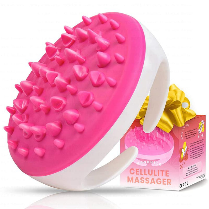 Scala Silicone anti Cellulite Massager, Body Shower Scrubber, Cellulite Remover - Improve Circulation, Distribute Fat Deposits, Body Massager, Exfoliator, Fat Roller Use with Creams and Oils,