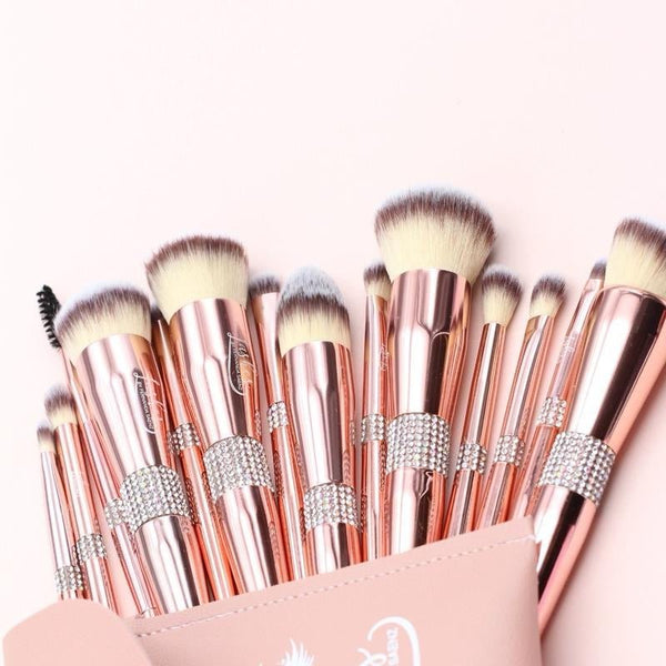 Diamond Makeup Brush Set - Nook Nest Online Store