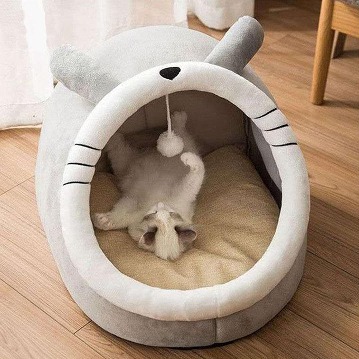 Cat Bed House Kennel Nest round Pets Sleeping