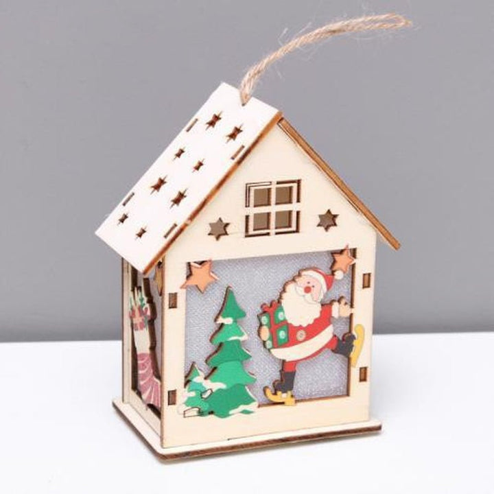 Luminous Christmas Decorations Christmas Wood with Lights - Nook Nest Online Store