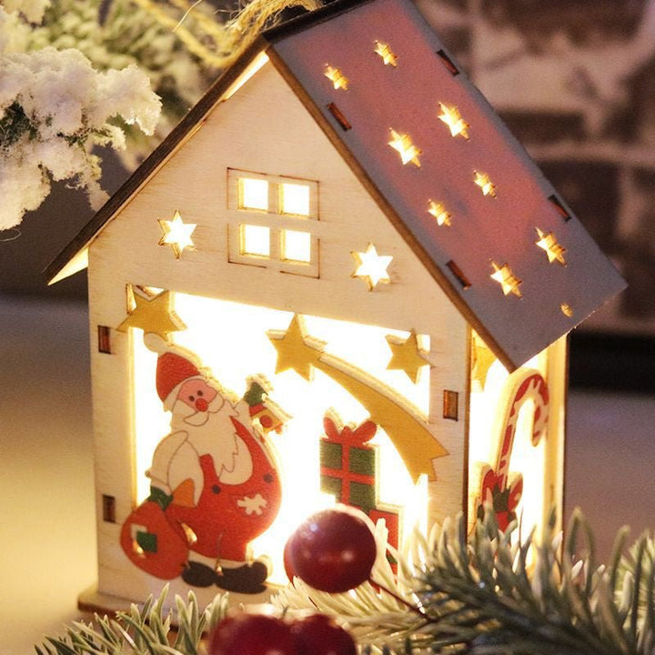 Luminous Christmas Decorations Christmas Wood with Lights - Nook Nest Online Store