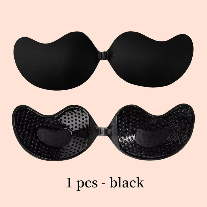 Mango Shape Silicone Chest Stickers Lift up Nipple Cover Pasties Self Adhesive Invisible Bra Breast Petals Pad Underware 1/2Pcs - Nook Nest Online Store