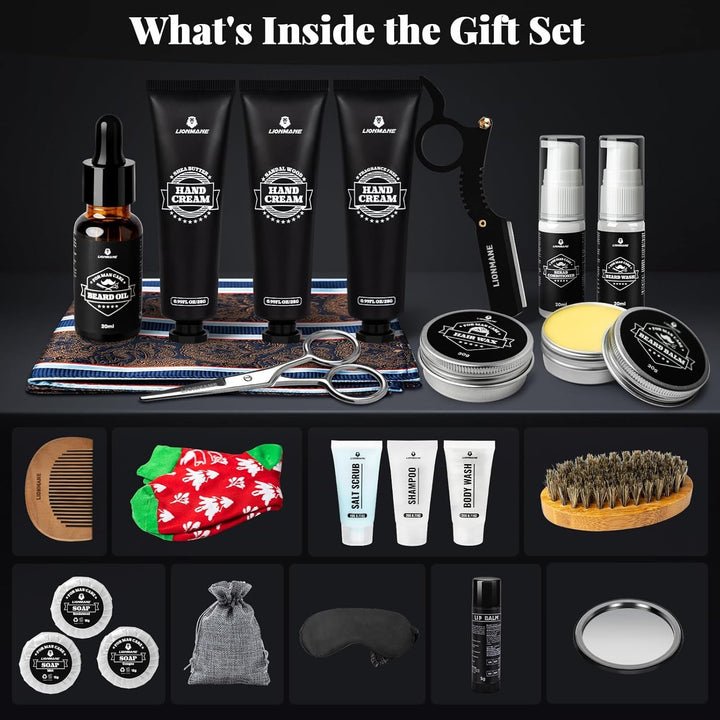 Mens Advent Calendar Gift Set, Beard Care Set 2024 Advent Calendar Countdown Gifts, 24 Days Christmas Gift for for Adult Men Father Boyfriend Grandpa Husband, Xmas Holiday Surprise Gifts - Nook Nest Online Store