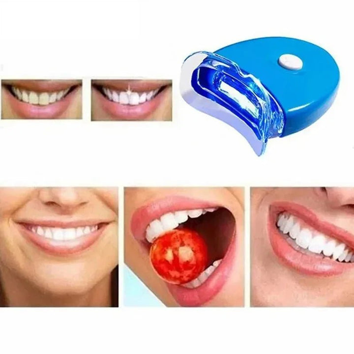 Portable LED Teeth Whitening Light Blue Light Teeth Bleaching Whiten Lamp Home Use Oral Care Lamp Tool Dentals Whitening Kit - Nook Nest Online Store